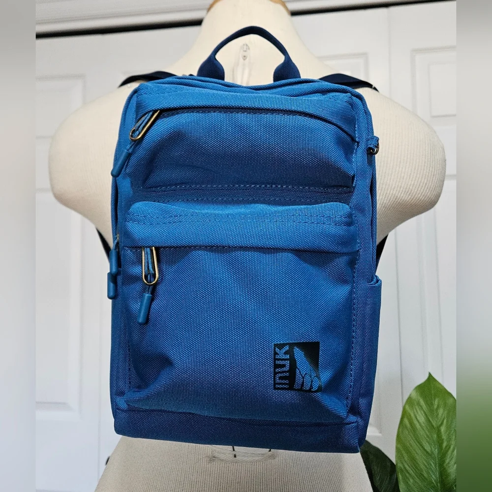 Inuk Venus Mini Backpack Recycled Fabrics 6.3L Pacific Blue Color